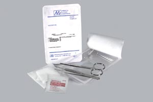 Medical Action Suture Removal Kits (1) Forceps (Adson SS 4¾"), (1) Scissor (Littauer SS 4½")