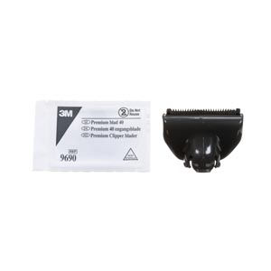 3M™ Surgical Clippers & Accessories Single-Use Premium 40 Blade Assembly, Gray, For 9661 Clipper