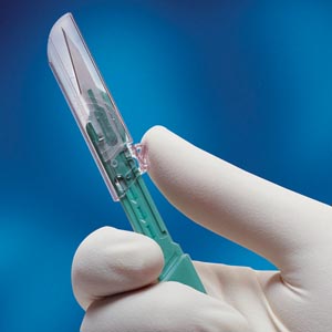 Aspen Bard-Parker® Protected Disposable Scalpels, Size 11, Sterile, 10/bx