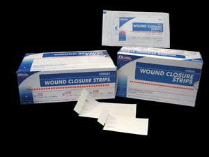 Dukal Wound Closure Strips, Sterile, 1/8" x 3"