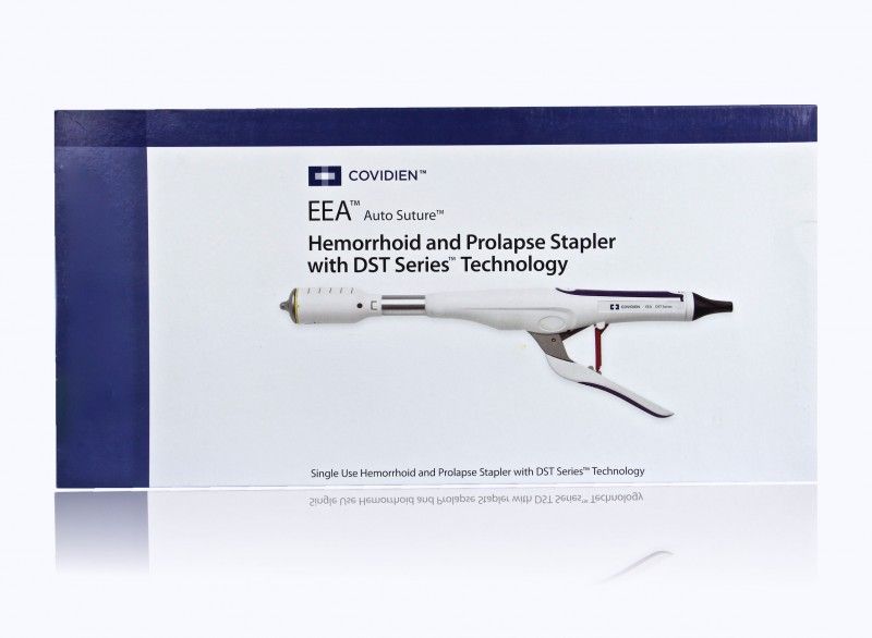 Medtronic DST Series EEA 3.5 mm Hemorrhoid and Prolapse Stapler Set, Blue, 3/Box