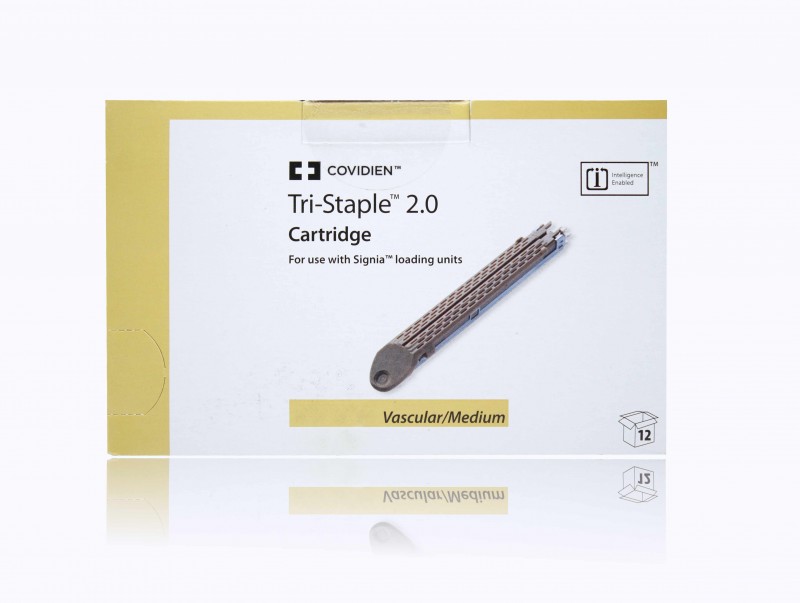 Medtronic Signia 60 mm Vascular and Medium Tri-Staple Cartridge, 12/Box