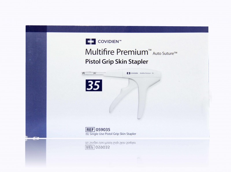 Medtronic Multifire Premium 35 Staples Single Use Skin Stapler, 6/Box