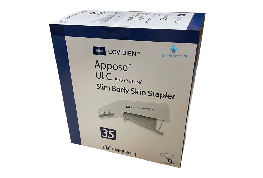Medtronic Appose ULC Skin Stapler w/ 35 Regular Staples, 12/Box