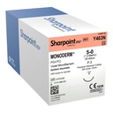 Surgical Specialties Sharpoint Plus Monoderm 5-0 18 inch Polyglycolic Acid Absorbable Suture with Needle and Violet, 12 per Box