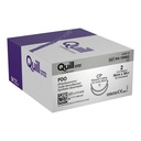 Surgical Specialties Quill 2 36 cm Polydioxanone Absorbable Suture with Needle and Violet, 12 per Box