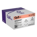 Surgical Specialties Quill Monoderm 26 mm x 30 cm Polyglycolic Acid / PCL Absorbable Suture with Needle and Undyed, 12 per Box