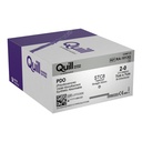 Surgical Specialties Quill 2-0 50 mm Polydioxanone Absorbable Suture with Needle and Violet, 12 per Box