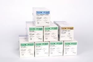 Surgical Look™Office & Plastic Surgery 6/0 Polypro.Suture, Blue Mono, 18"/45cm, C1, 11mm 3/8 Cir