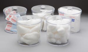 Tech-Med Dressing Jars - Dressing Jar, 4" x 4"