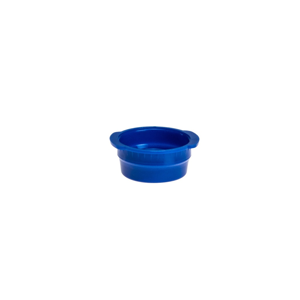Simport Vacucap™ 16mm PE Tube Closure, Blue, 1000/pk