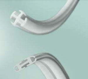 Bard Medical 5/16 inch 24 Fr Silicone Round Hubless Full-Fluted Channel Drain Tubes, 10/Case