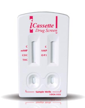 Icassette® (Pipette) - Drug Test, 5 Test Cassette, COC, THC, OPI, AMP, mAMP