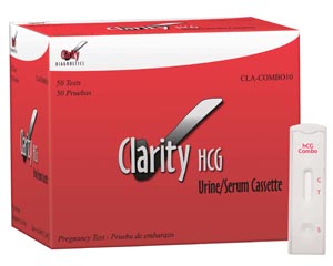 Clarity Diagnostics Pregnancy - Clarity HCG Combo 10/20 Cassette