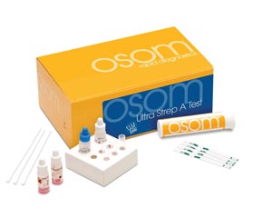 Sekisui Osom® Ultra Strep A Test - CLIA Waived, 2 Additional Tests For External QC, 50 tests/kit