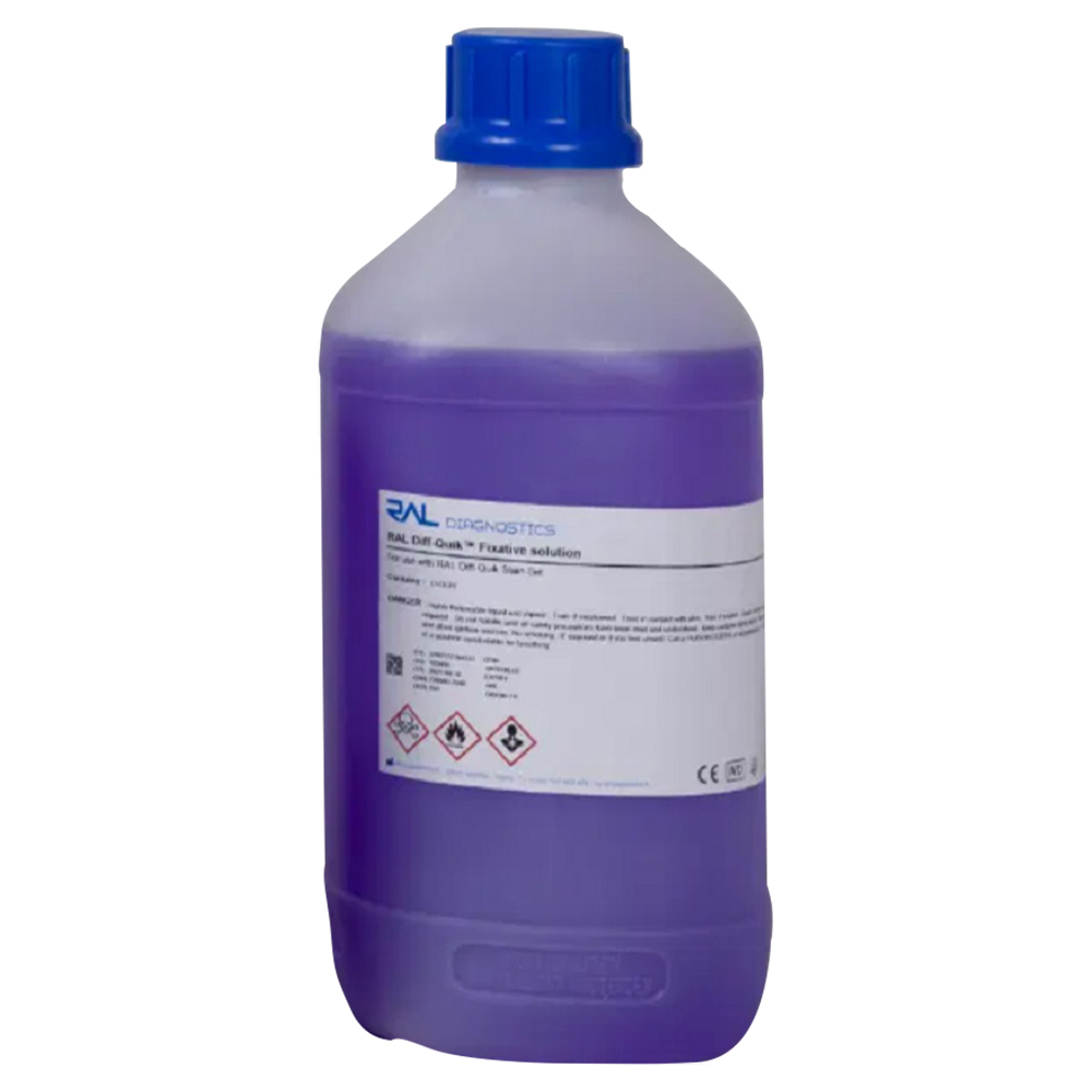 Siemens RAL DIFF-Quick Hematology Reagent Fixative Solution for Staining Set, 1 x 2.5L (85 oz)