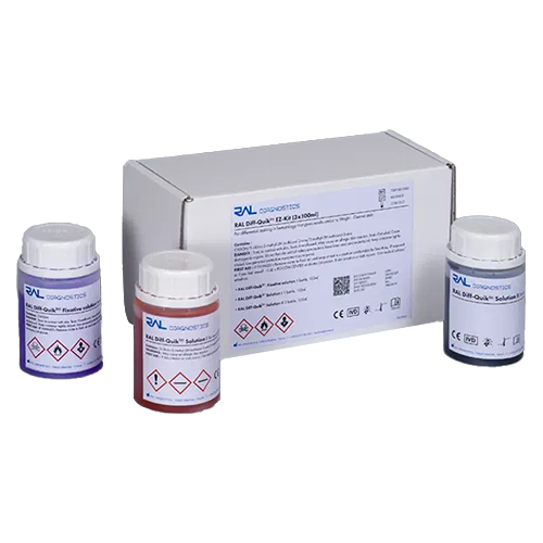 Siemens RAL DIFF-Quick EZ Stain Kit - 3 x 100ml (3 x 3.4 oz)