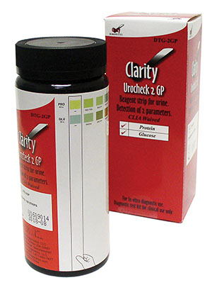 Clarity Diagnostics Urinalysis - Clarity Urocheck, 2 GP