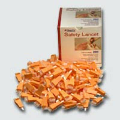 HemoCue America 2.25 mm Safety Lancets, 200/Box