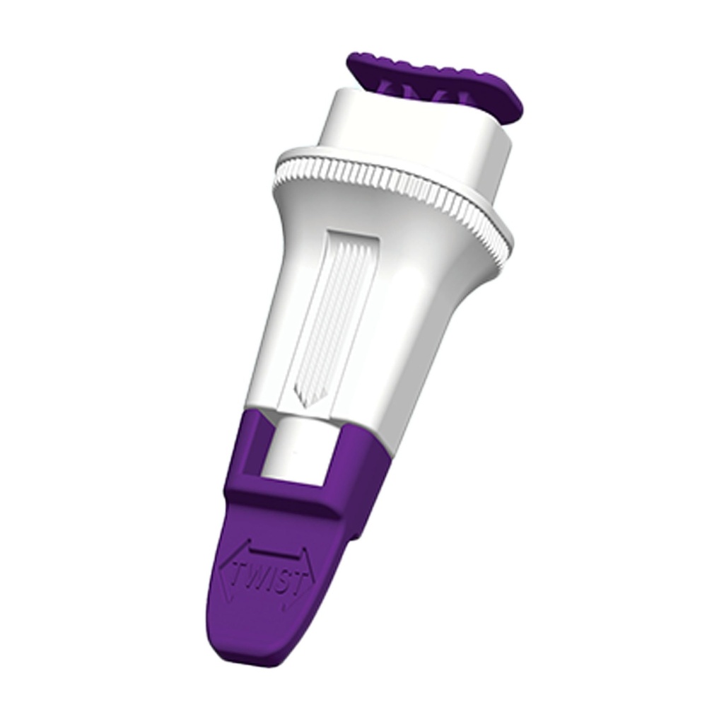 Arkray Assure® Lance Plus Safety Lancets, 30G x 0.7mm, Purple