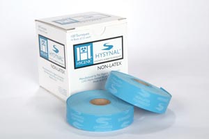 Hygenic Hysynal® Synthetic Rubber Disposable Tourniquet Straps, 1" x 18" x .025", 25/rl