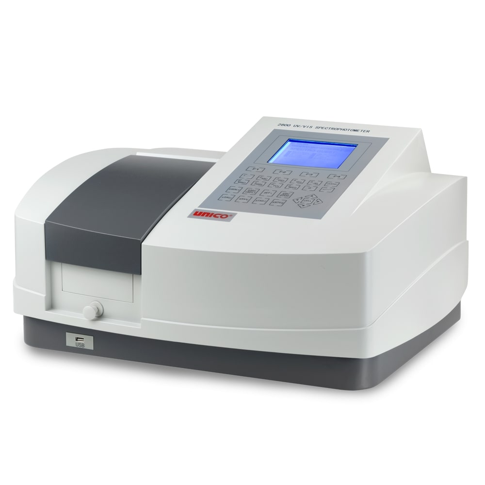 Unico Double Beam 1.8nm Bandpass Spectroquest Scanning Spectrophotometer in 220V, European Plug