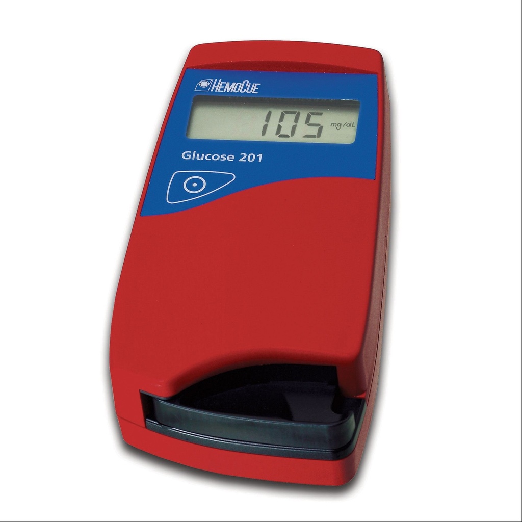 HemoCue America Glucose 201 Analyzer w/ Microcuvettes & Controls