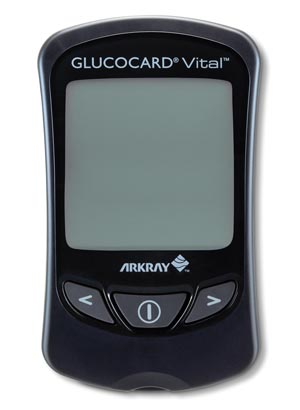 Arkray Glucocard® Vital™ Blood Glucose Black Meter Kit