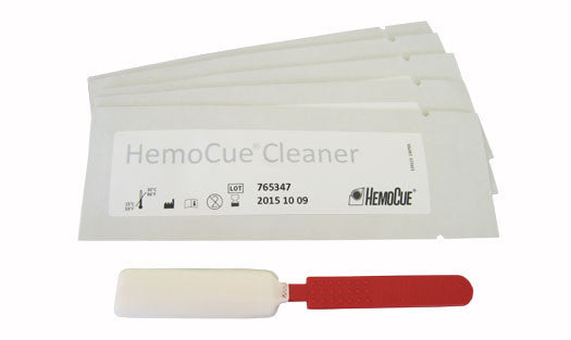 HemoCue America Hematology Analyzer Cleaners, 5/Pack