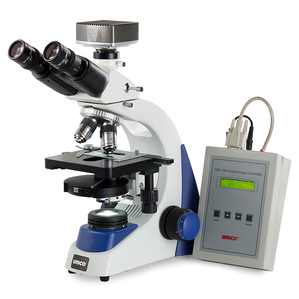 Unico Binocular 10X Widefield Eyepiece Plan Achromat LED Illuminated G390 Series Microscope
