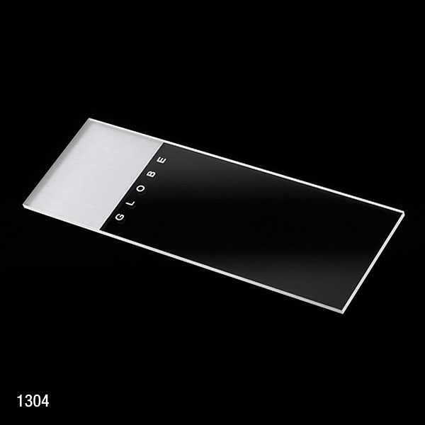 Globe Scientific Frosted Glass 1 End & 1 Side Microscope Slides, 1440/Case