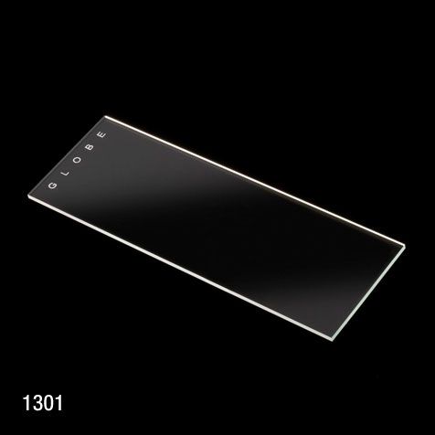Globe Scientific Plain Classic Glass 90° Corners Microscope Slides, 1440/Case