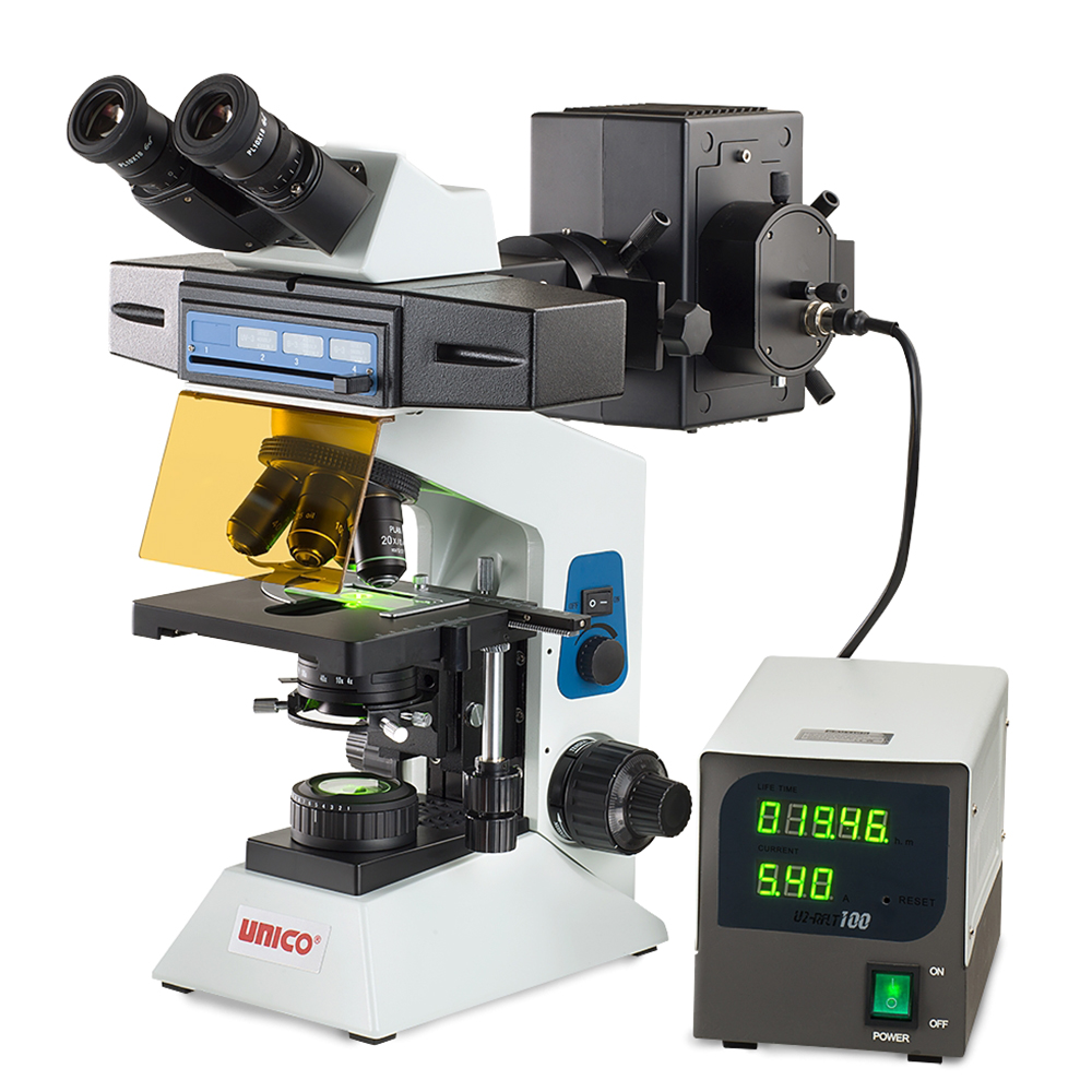 Unico Binocular 10X Widefield Eyepiece 4X 10X 40X 100X Infinity Plan for G500 Series Microscope