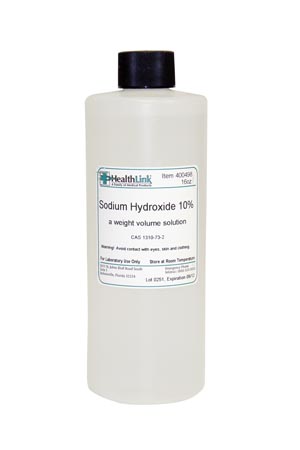 Healthlink Sodium Hydroxide, 10%, 16 oz