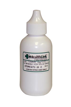 Healthlink Potassium Hydroxide, 10% with DMSO, 30mL