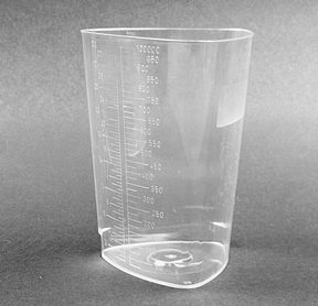 Medegen Triangular Measuring Container, Polypropylene
