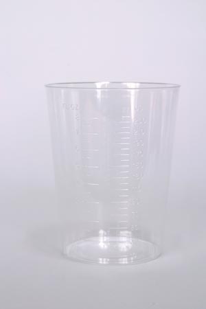 Medegen Intake Measuring Containers, Polystyrene, 500/cs