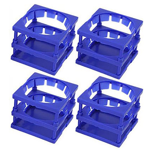 Unico Tube-Cube Holds Up to 66 mm Tube Rack, 4/Pack