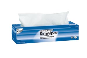 Kimberly-Clark Kimwipes EX-L Delicate Task Wipers, Disposable, Popup Box, 15&quot; x 17&quot;, 2-Ply White