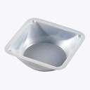 Globe Scientific 330 ml Large PS Antistatic Square Weighing Dish, 500/Case