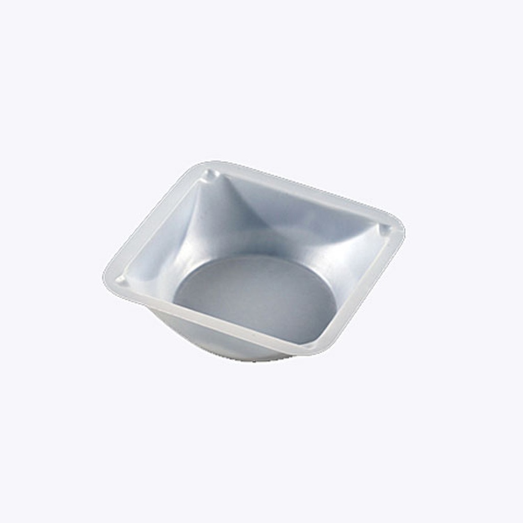 Globe Scientific 20 ml Small PS Antistatic Square Weighing Dish, 500/Case