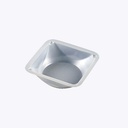 Globe Scientific 20 ml Small PS Antistatic Square Weighing Dish, 500/Case