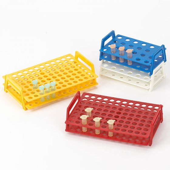 Globe Scientifc 24 Places Wireless Micro Tube Rack, Yellow