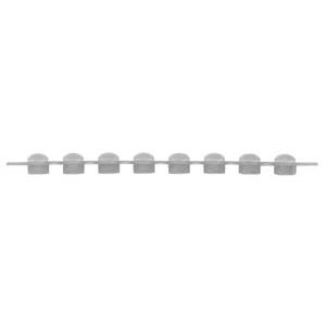 Simport Amplitube™ PCR Dome Cap Strips, Red
