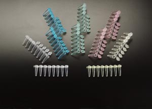 Simport Amplitube™ PCR Reaction Strip, Yellow, 8/strip