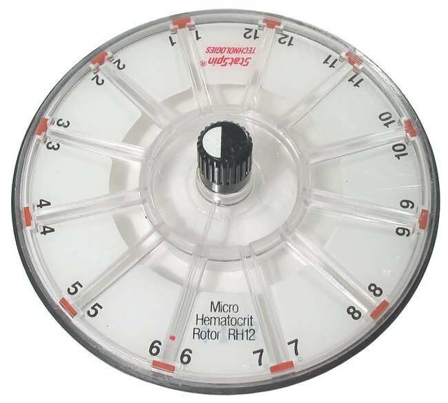 HemoCue America 12 Place Microhematocrit Rotor w/ Reader