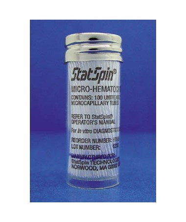 HemoCue America 40 mm Untreated Glass Capillary Tube, 10 Vials/Box