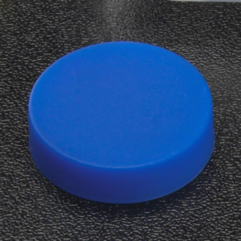Globe Scientific PE Snap Cap for Flared-Top Centrifuge Tubes, Blue, 1500/Case