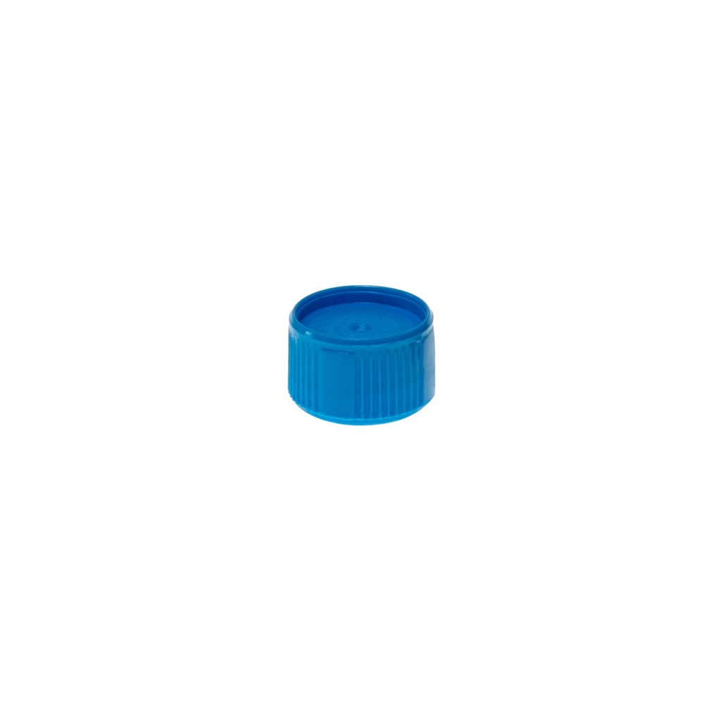 Simport Colored Closure Caps, Lip Seal, Blue
