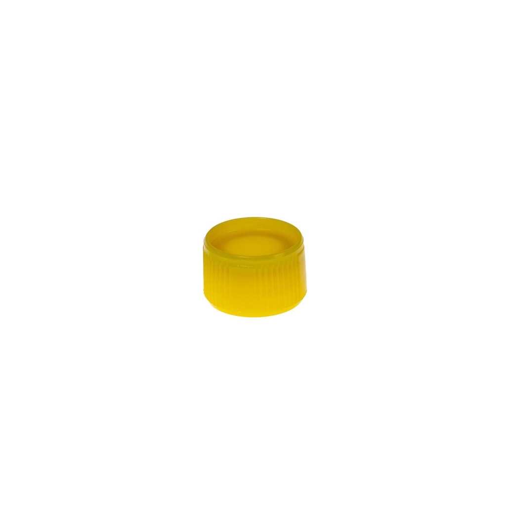 Simport Colored Closure Caps, O-Ring Seal, Yellow